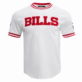NFL BUFFALO BILLS CLASSIC CHENILLE MEN'S TEE (WHITE)