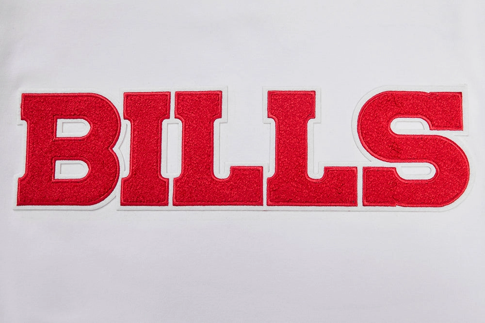 NFL BUFFALO BILLS CLASSIC CHENILLE MEN'S TEE (WHITE)