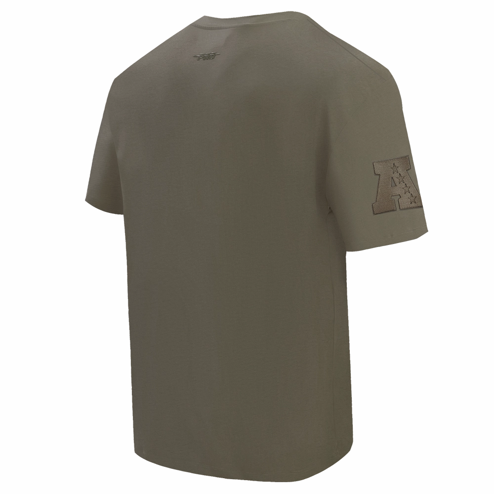 NFL BUFFALO BILLS NEUTRAL DROP SHOULDER MEN'S TEE (DARK TAUPE)