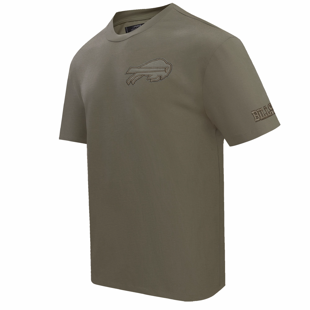 NFL BUFFALO BILLS NEUTRAL DROP SHOULDER MEN'S TEE (DARK TAUPE)