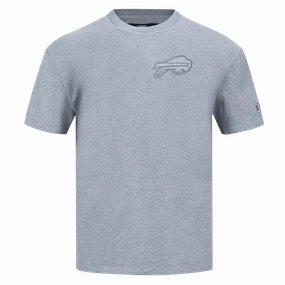 NFL BUFFALO BILLS NEUTRAL MEN'S DROP SHOULDER TEE (DARK HEATHER GRAY)