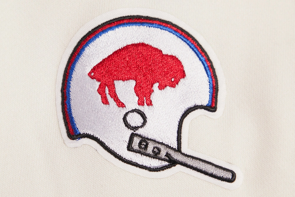 NFL BUFFALO BILLS RETRO CLASSIC WOMEN'S CREWNECK (EGGSHELL/ROYAL BLUE)