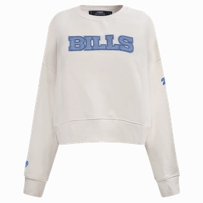 NFL BUFFALO BILLS VARSITY BLUES WOMEN'S CREWNECK (LINEN)