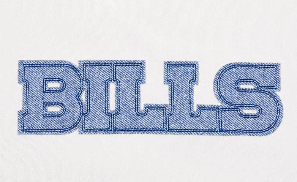 NFL BUFFALO BILLS VARSITY BLUES WOMEN'S CREWNECK (LINEN)