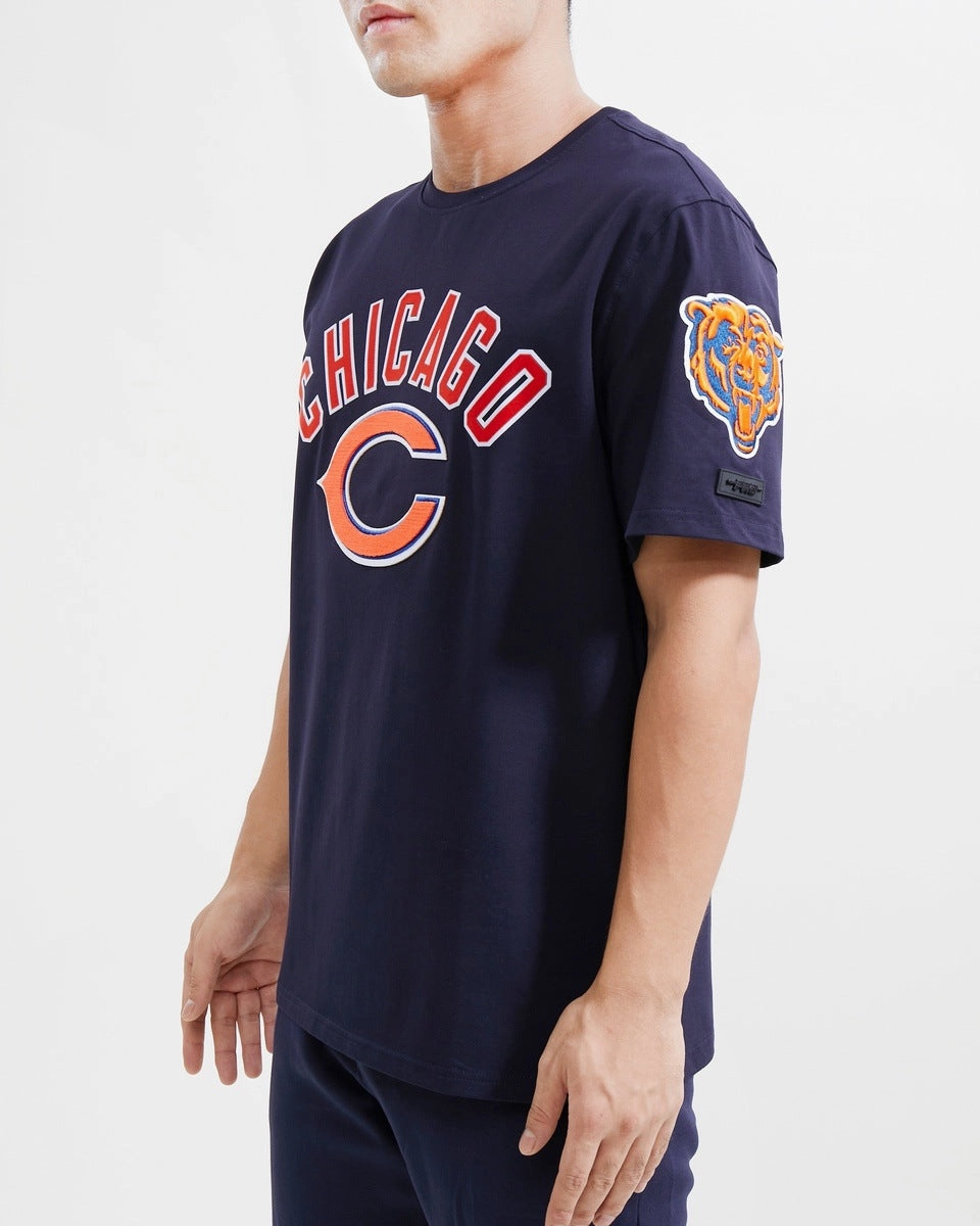 NFL CHICAGO BEARS CLASSIC BRISTLE MEN'S TEE (MIDNIGHT NAVY)