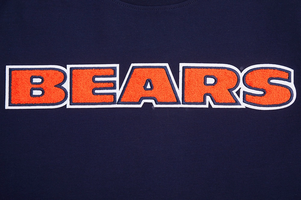 NFL CHICAGO BEARS CLASSIC CHENILLE MEN'S TEE (MIDNIGHT NAVY)