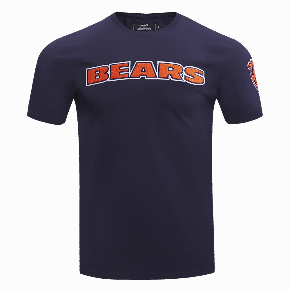 NFL CHICAGO BEARS CLASSIC CHENILLE MEN'S TEE (MIDNIGHT NAVY)