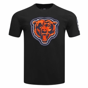 NFL CHICAGO BEARS DIY PICK STITCH MEN'S SINGLE JERSEY TEE (MIDNIGHT NAVY)