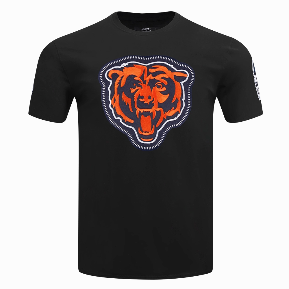 NFL CHICAGO BEARS DIY PICK STITCH MEN'S SINGLE JERSEY TEE (MIDNIGHT NAVY)