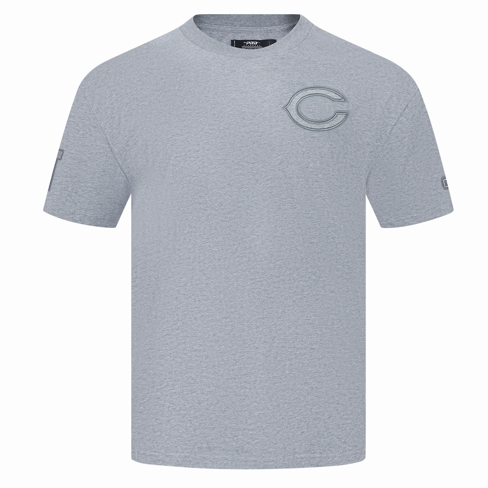 NFL CHICAGO BEARS NEUTRAL MEN'S DROP SHOULDER TEE (DARK HEATHER GRAY)