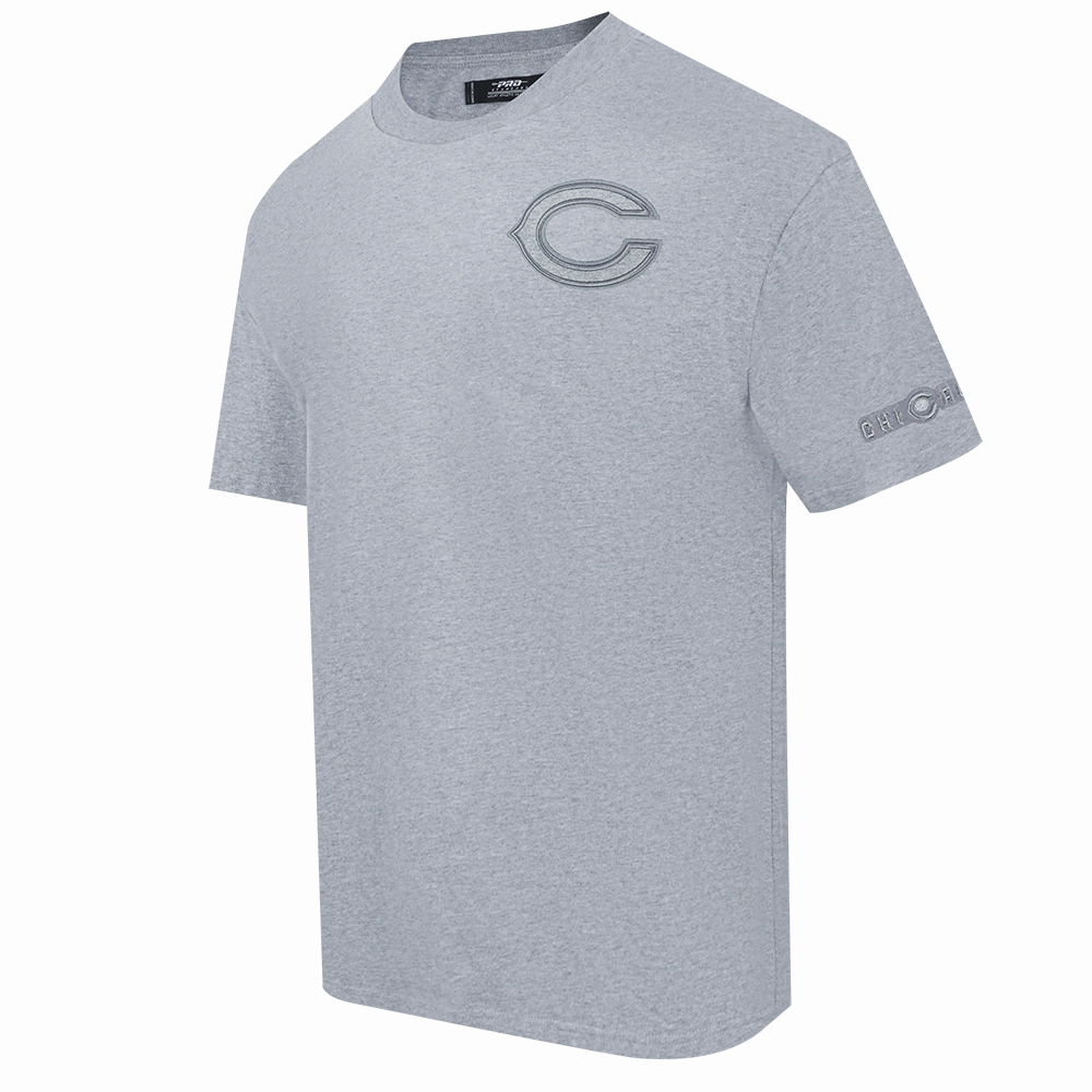 NFL CHICAGO BEARS NEUTRAL MEN'S DROP SHOULDER TEE (DARK HEATHER GRAY)