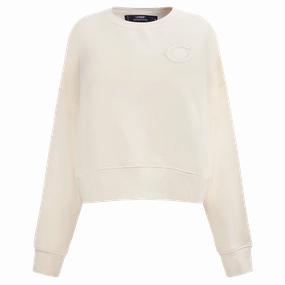 NFL CHICAGO BEARS NEUTRAL WOMEN'S CREWNECK (EGGSHELL)
