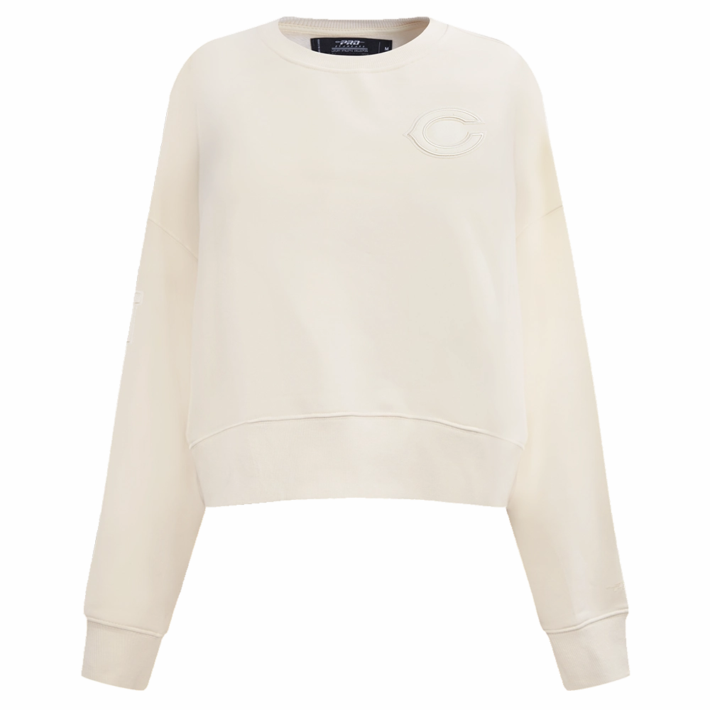 NFL CHICAGO BEARS NEUTRAL WOMEN'S CREWNECK (EGGSHELL)