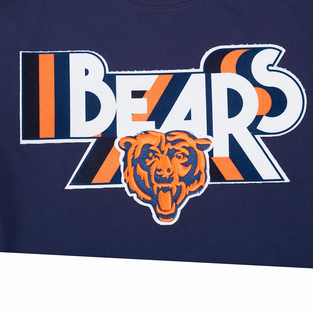 NFL CHICAGO BEARS RETRO ELEVATION MEN'S SINGLE JERSEY TEE (MIDNIGHT NAVY)