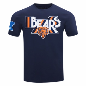 NFL CHICAGO BEARS RETRO ELEVATION MEN'S SINGLE JERSEY TEE (MIDNIGHT NAVY)