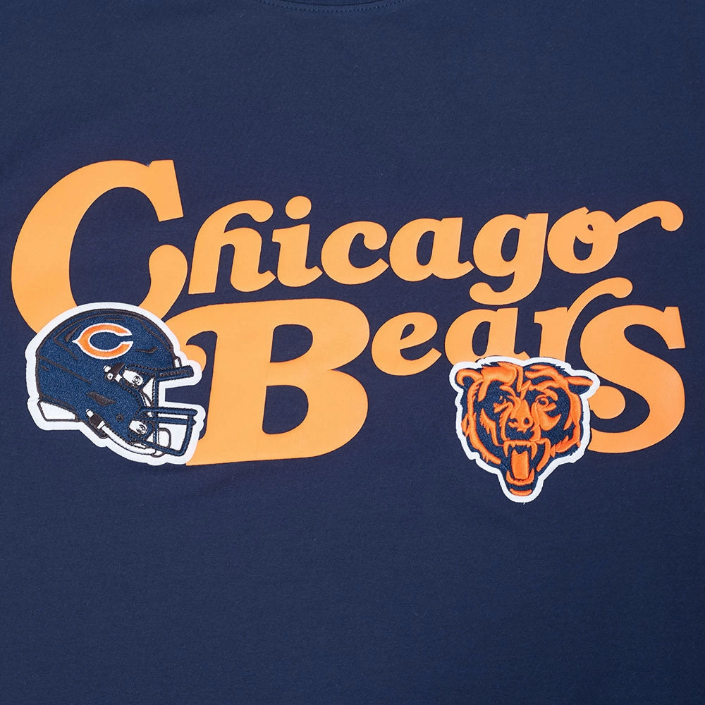 NFL CHICAGO BEARS SOUVENIR MEN'S SINGLE JERSEY TEE (MIDNIGHT NAVY)
