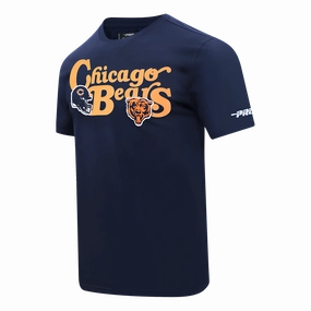 NFL CHICAGO BEARS SOUVENIR MEN'S SINGLE JERSEY TEE (MIDNIGHT NAVY)