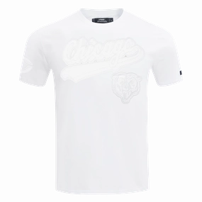 NFL CHICAGO BEARS WHITE OUT MEN'S SINGLE JERSEY TEE (WHITE)