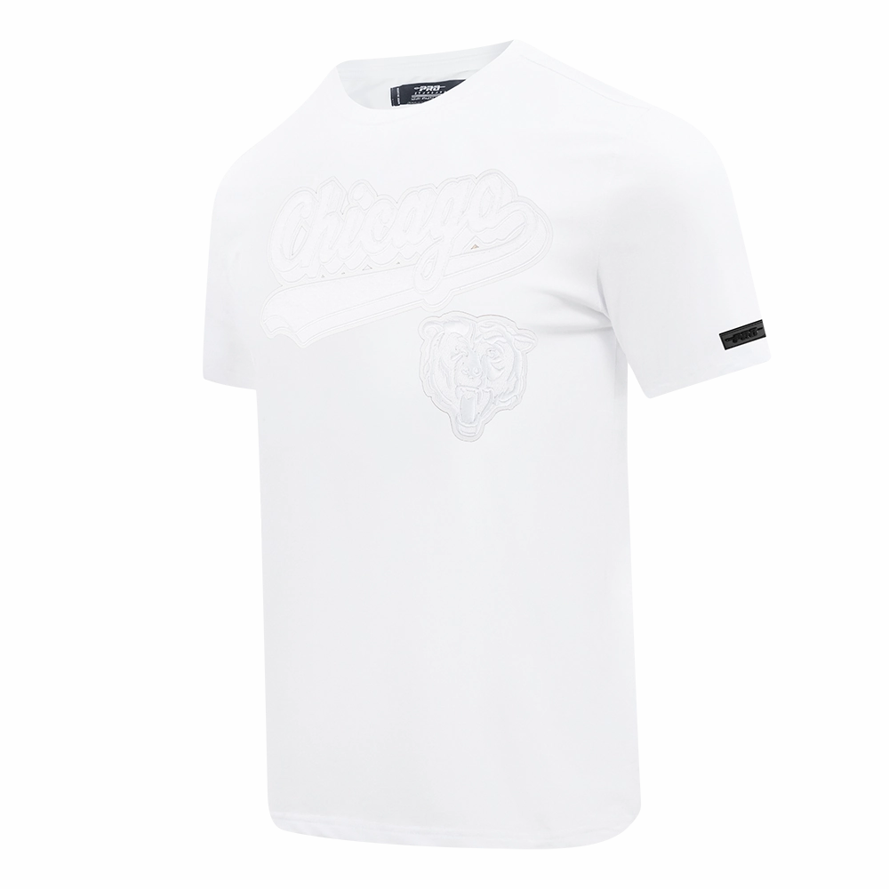 NFL CHICAGO BEARS WHITE OUT MEN'S SINGLE JERSEY TEE (WHITE)