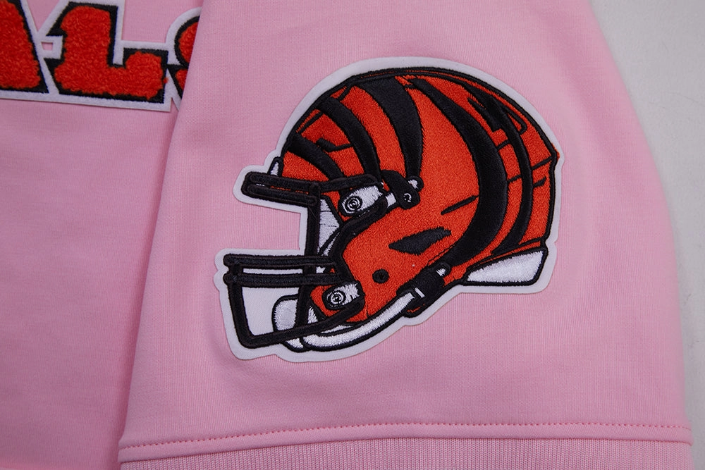 NFL CINCINNATI BENGALS CLASSIC CHENILLE MEN'S TEE (PINK)