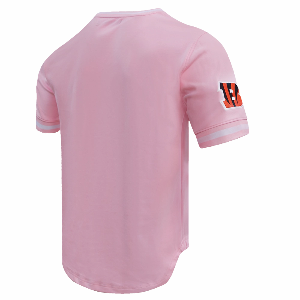 NFL CINCINNATI BENGALS CLASSIC CHENILLE MEN'S TEE (PINK)