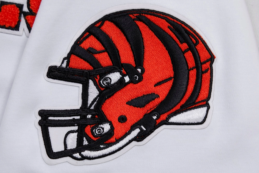 NFL CINCINNATI BENGALS CLASSIC CHENILLE MEN'S TEE (WHITE)