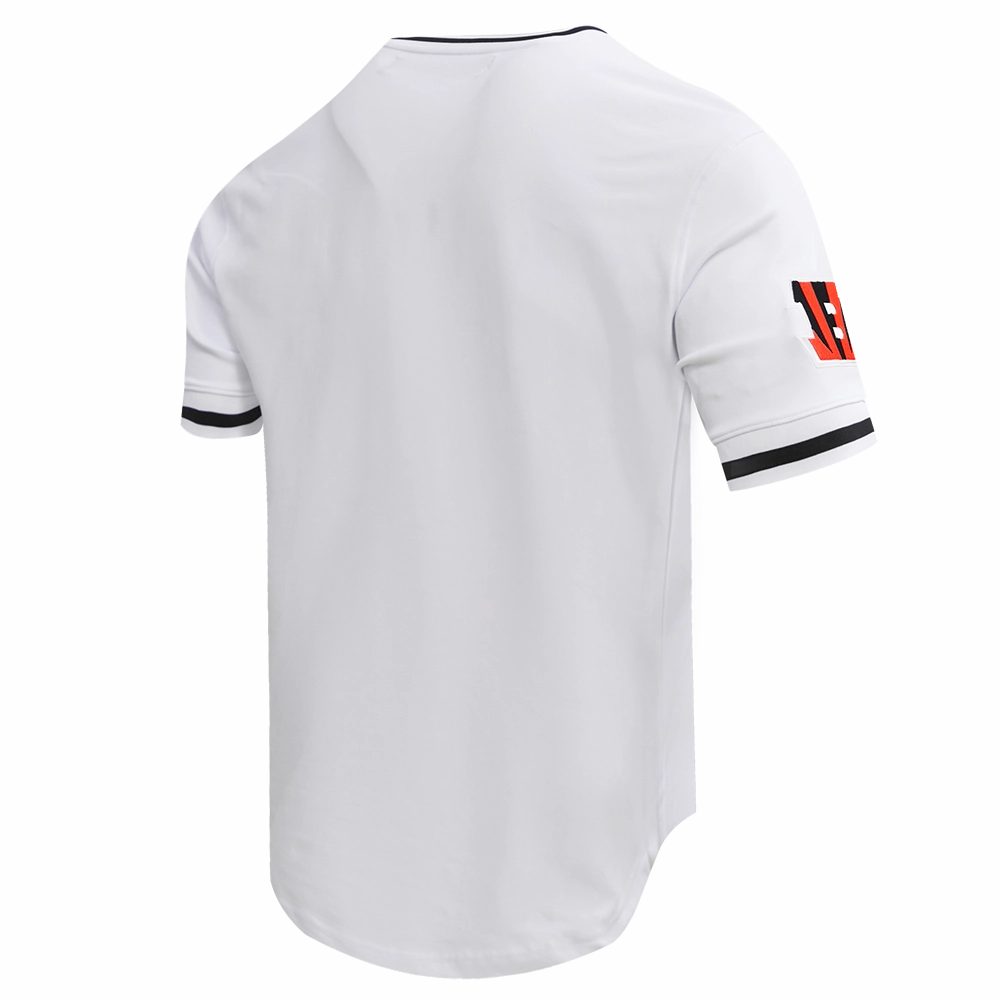 NFL CINCINNATI BENGALS CLASSIC CHENILLE MEN'S TEE (WHITE)