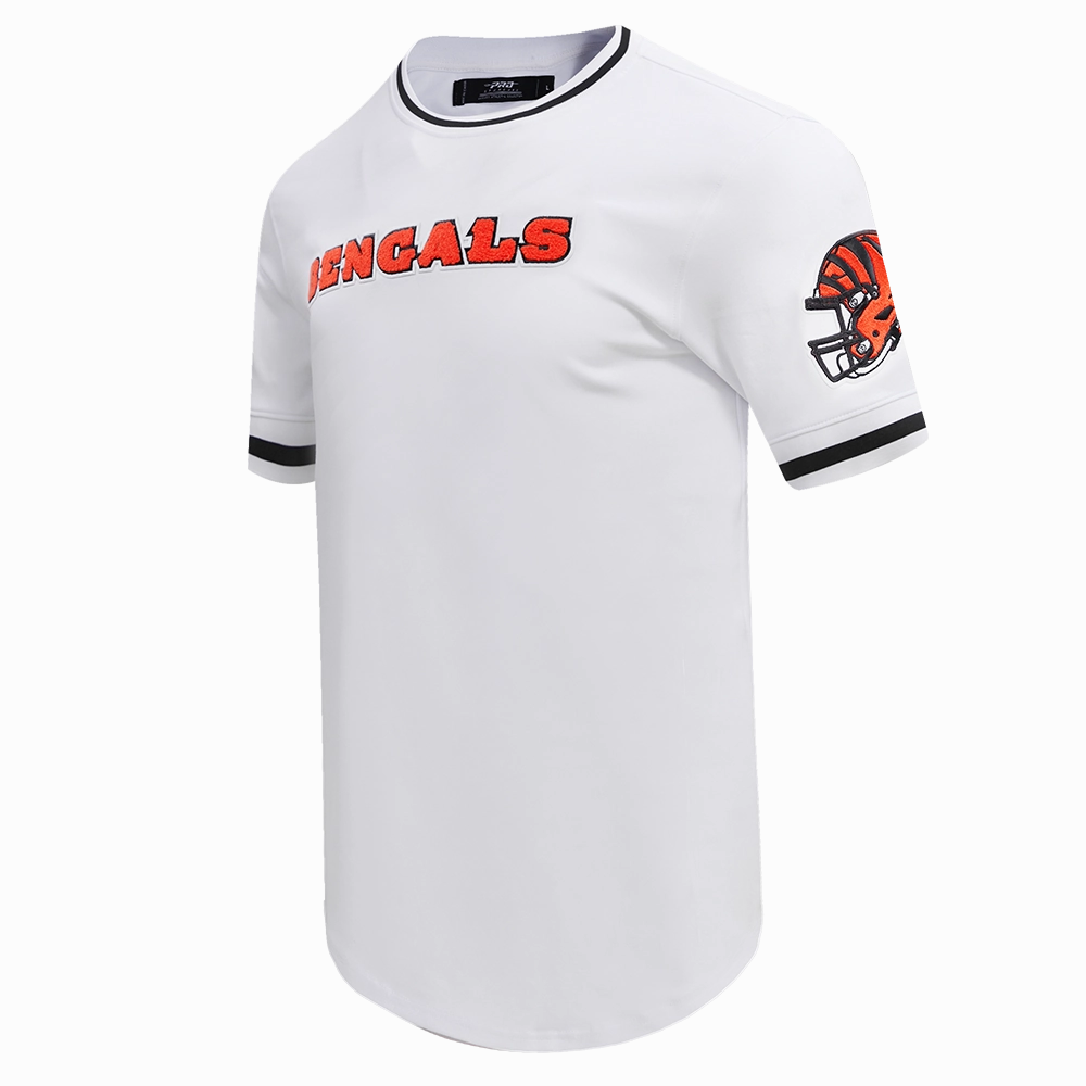 NFL CINCINNATI BENGALS CLASSIC CHENILLE MEN'S TEE (WHITE)