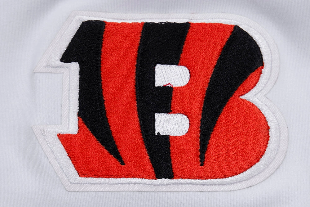 NFL CINCINNATI BENGALS CLASSIC CHENILLE MEN'S TEE (WHITE)