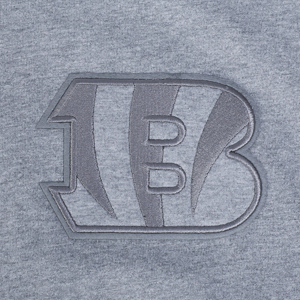 NFL CINCINNATI BENGALS NEUTRAL MEN'S DROP SHOULDER TEE (DARK HEATHER GRAY)