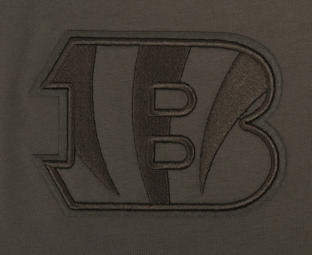 NFL CINCINNATI BENGALS NEUTRAL MEN'S DROP SHOULDER TEE (DARK TAUPE)