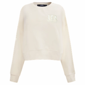 NFL CINCINNATI BENGALS NEUTRAL WOMEN'S CREWNECK (EGGSHELL)