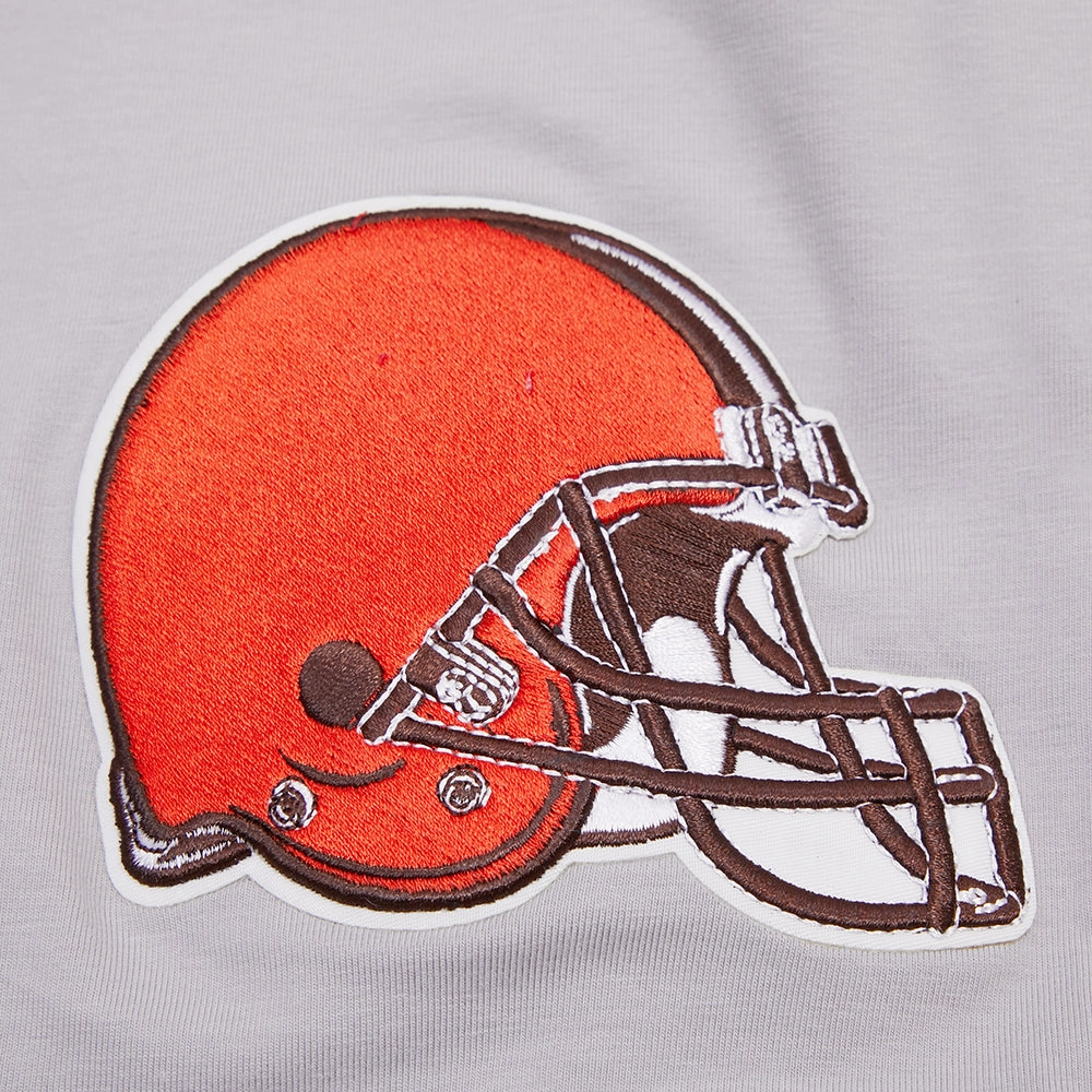 NFL CLEVELAND BROWNS CLASSIC CHENILLE MEN'S TEE (GRAY)