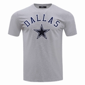 NFL DALLAS COWBOYS CLASSIC BRISTLE MEN'S TEE (HEATHER GREY)
