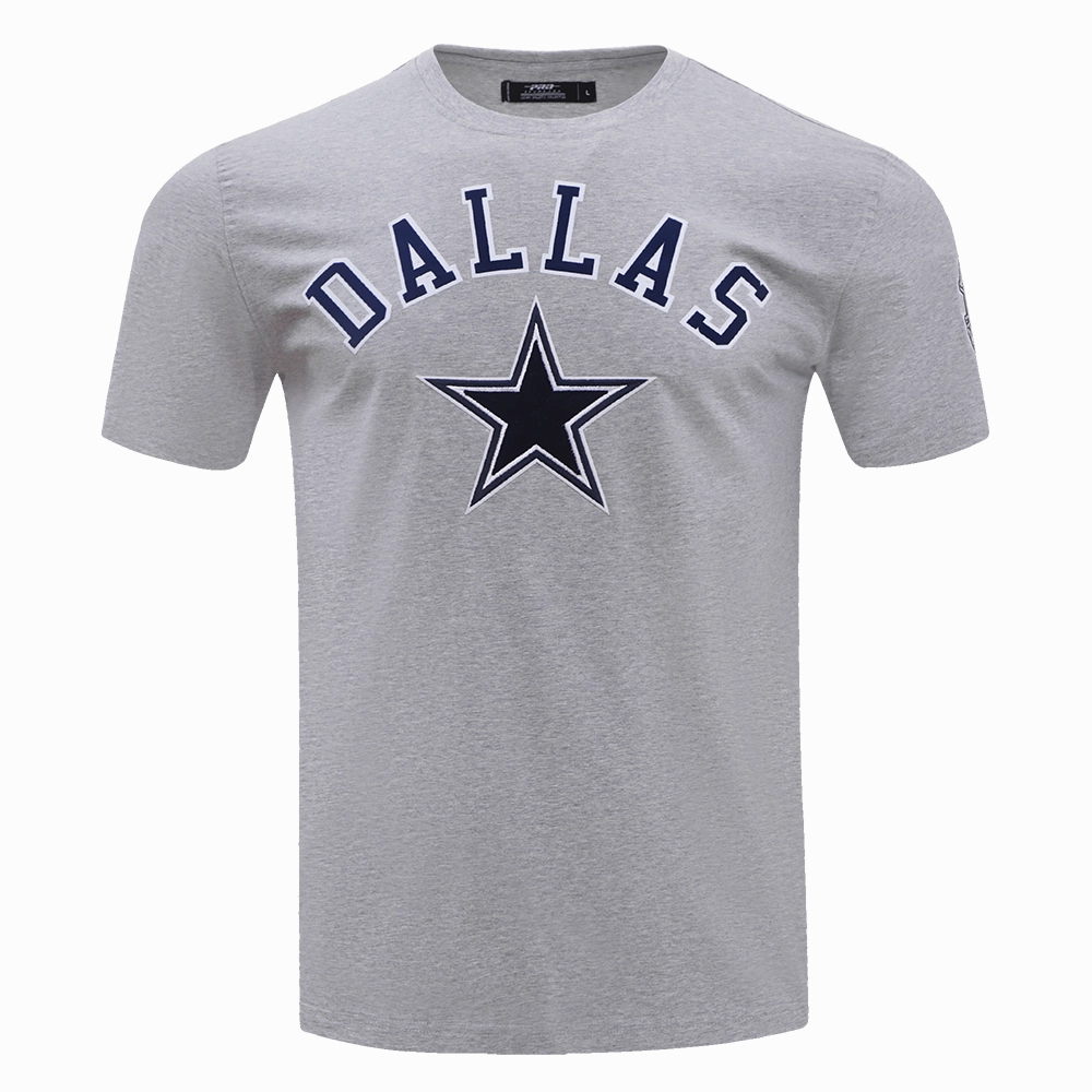 NFL DALLAS COWBOYS CLASSIC BRISTLE MEN'S TEE (HEATHER GREY)