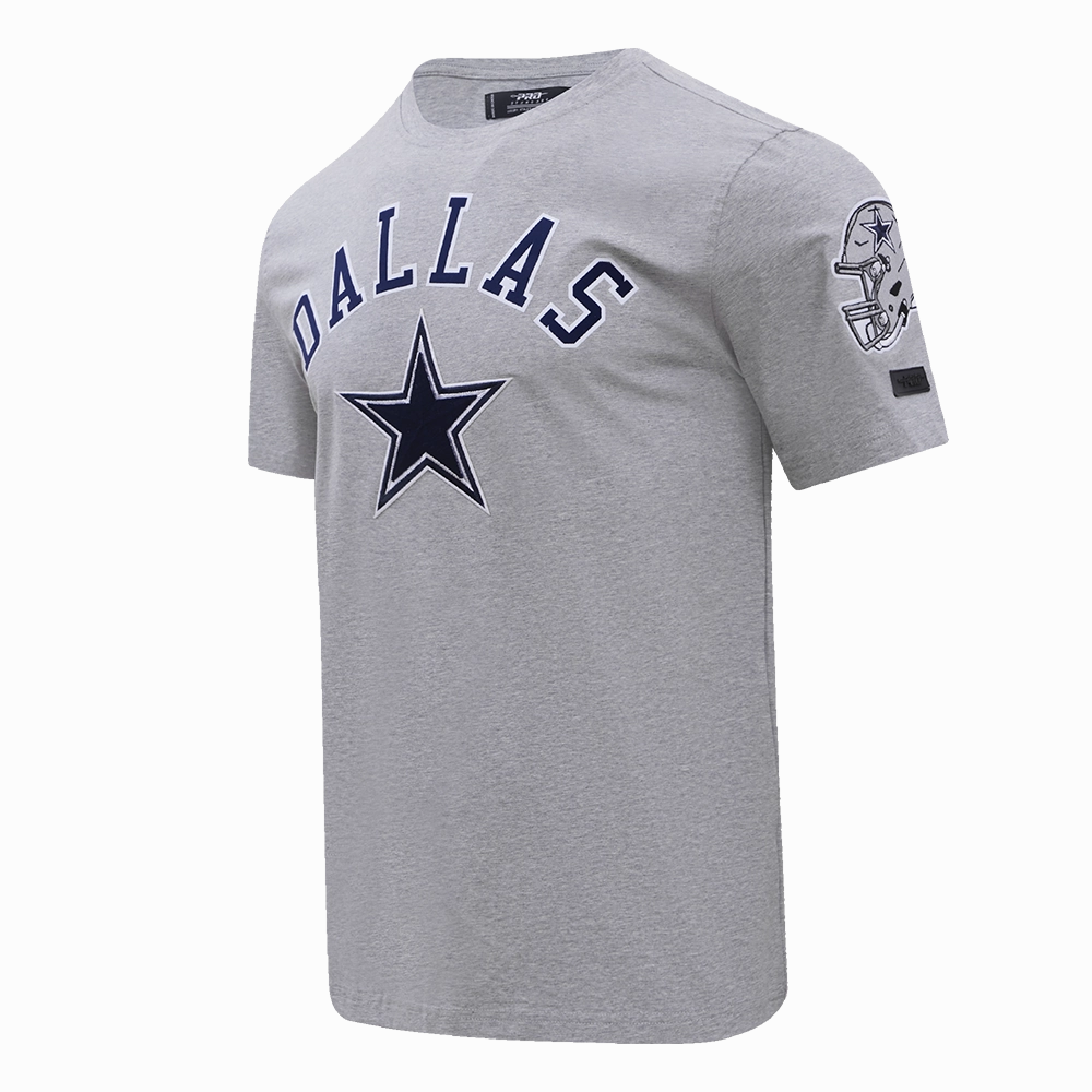 NFL DALLAS COWBOYS CLASSIC BRISTLE MEN'S TEE (HEATHER GREY)