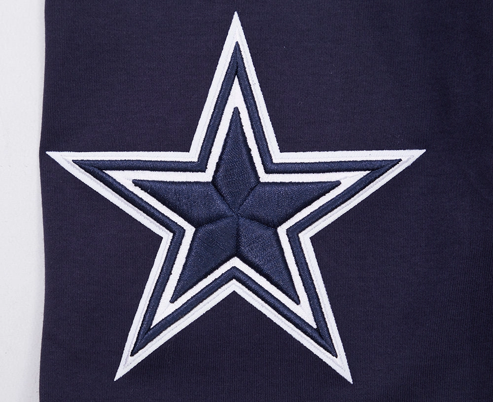 NFL DALLAS COWBOYS CLASSIC CHENILLE DOUBLE KNIT TEE (MIDNIGHT NAVY)