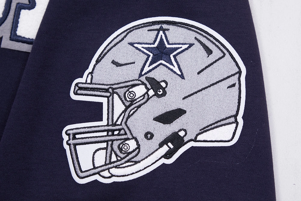 NFL DALLAS COWBOYS CLASSIC CHENILLE DOUBLE KNIT TEE (MIDNIGHT NAVY)