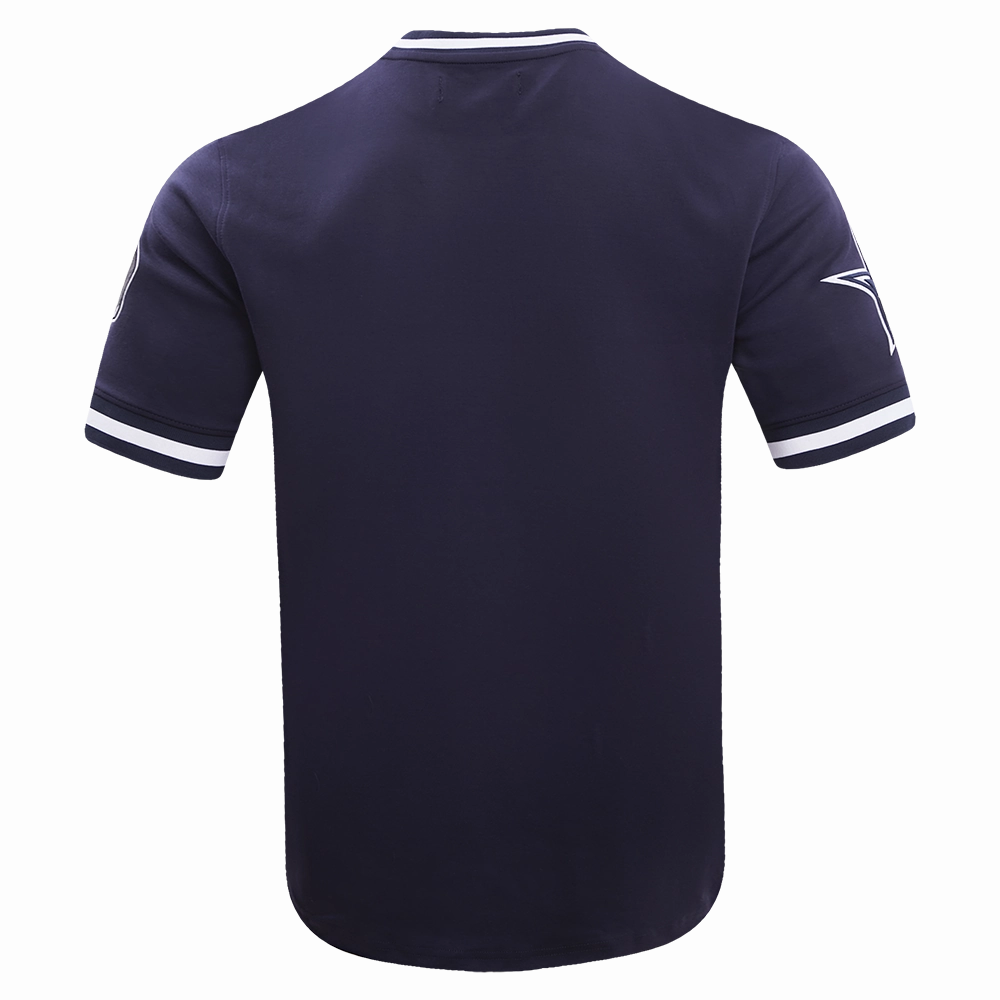 NFL DALLAS COWBOYS CLASSIC CHENILLE DOUBLE KNIT TEE (MIDNIGHT NAVY)
