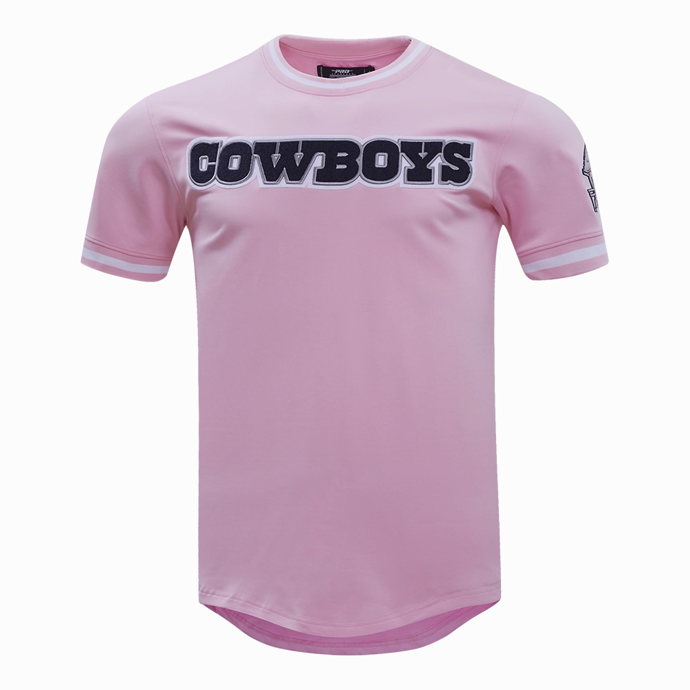 NFL DALLAS COWBOYS CLASSIC CHENILLE MEN'S TEE (PINK)