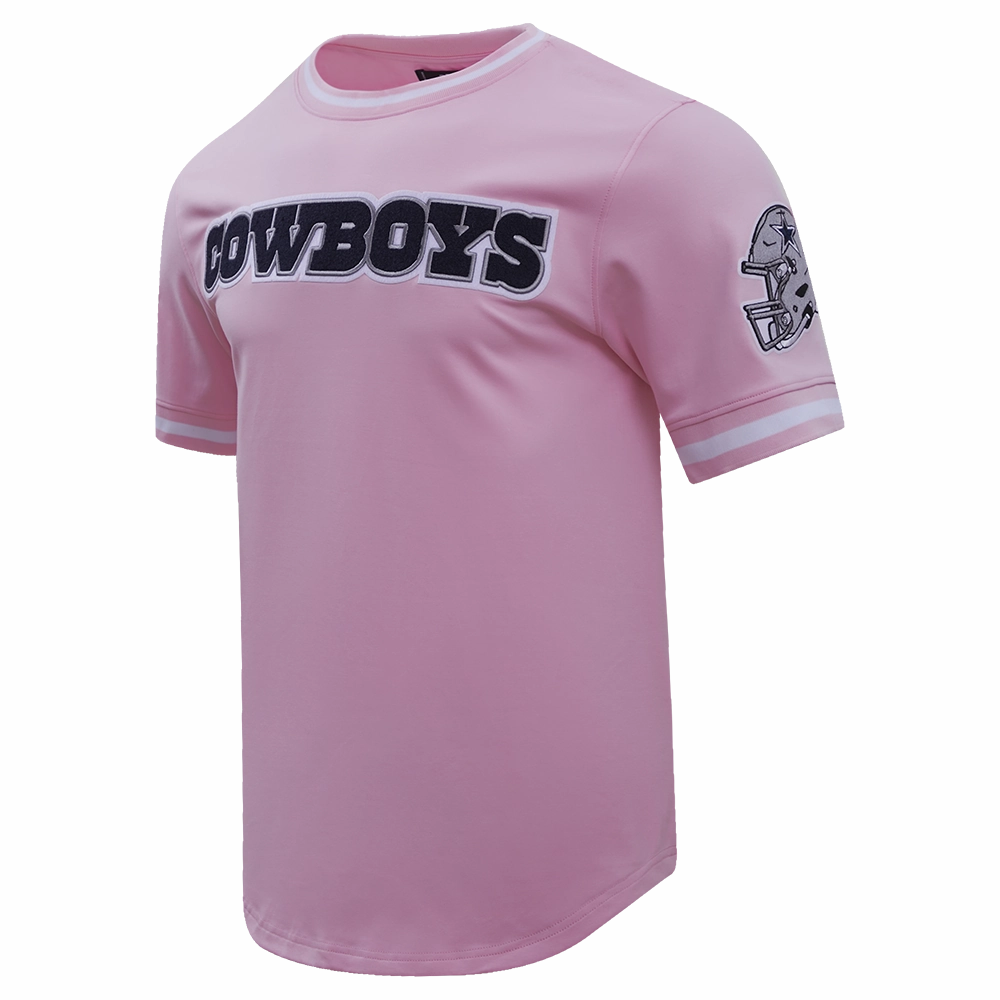 NFL DALLAS COWBOYS CLASSIC CHENILLE MEN'S TEE (PINK)