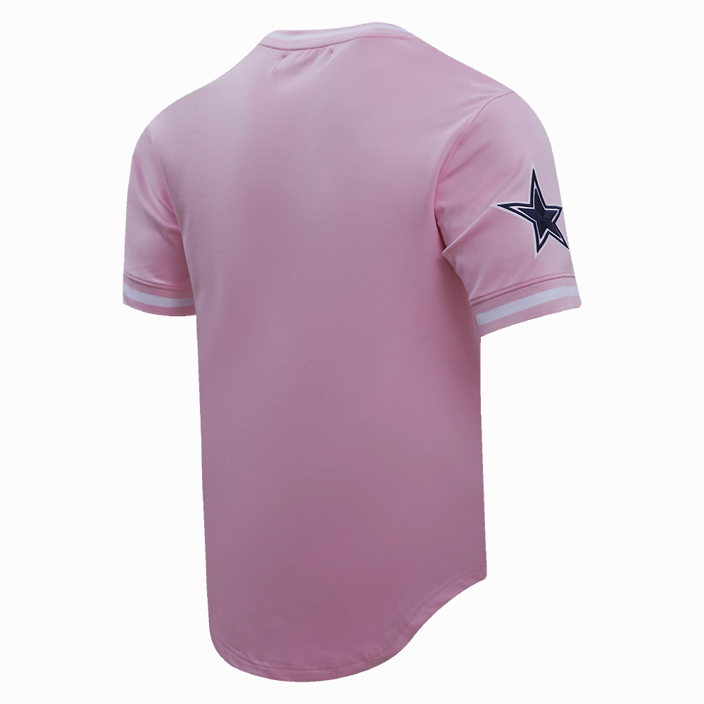 NFL DALLAS COWBOYS CLASSIC CHENILLE MEN'S TEE (PINK)