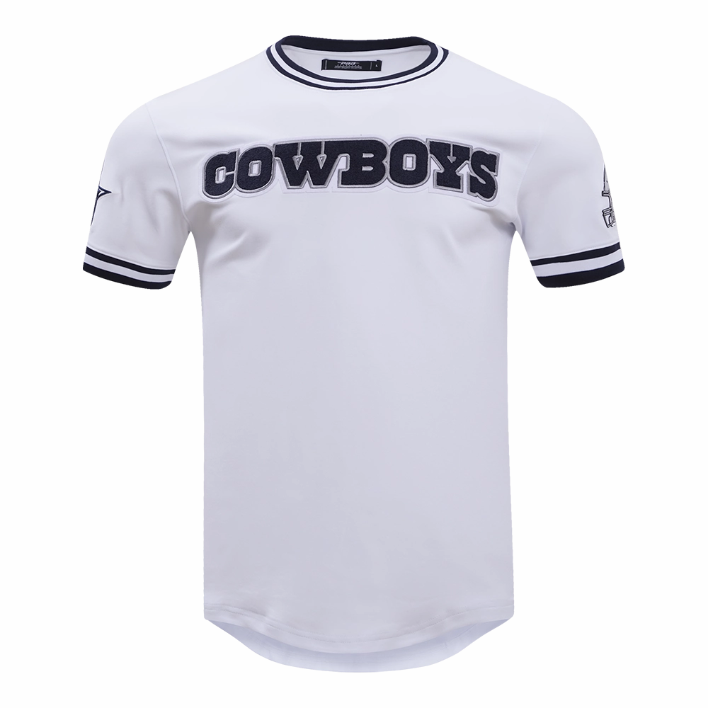 NFL DALLAS COWBOYS CLASSIC CHENILLE MEN'S TEE (WHITE)