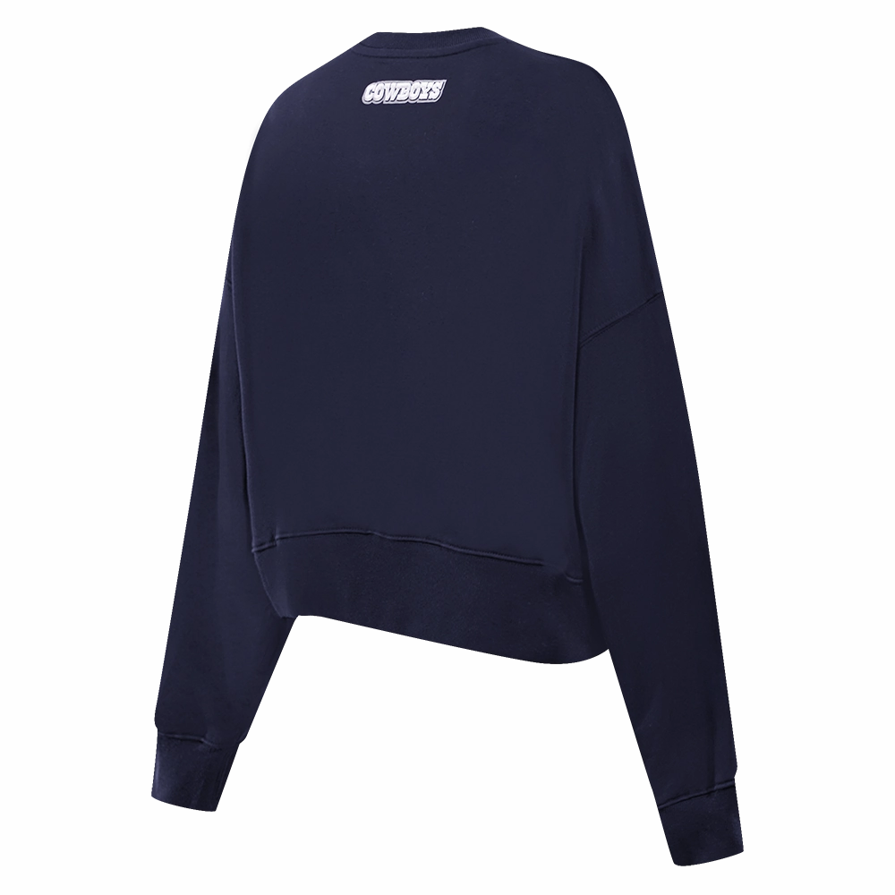 NFL DALLAS COWBOYS CLASSIC WOMEN'S CREWNECK (MIDNIGHT NAVY)