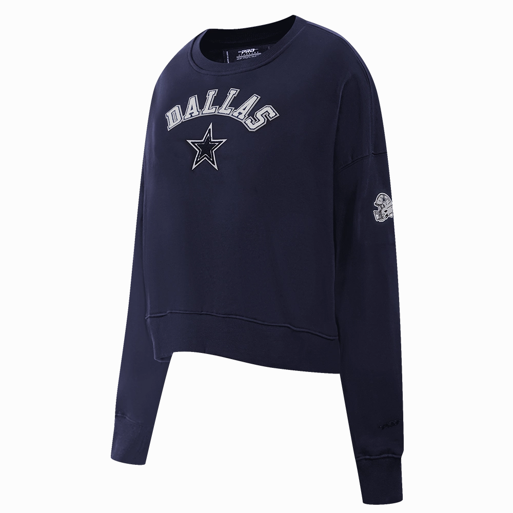 NFL DALLAS COWBOYS CLASSIC WOMEN'S CREWNECK (MIDNIGHT NAVY)