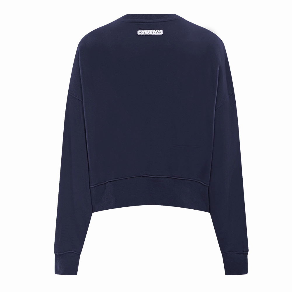 NFL DALLAS COWBOYS CLASSIC WOMEN'S CREWNECK (MIDNIGHT NAVY)