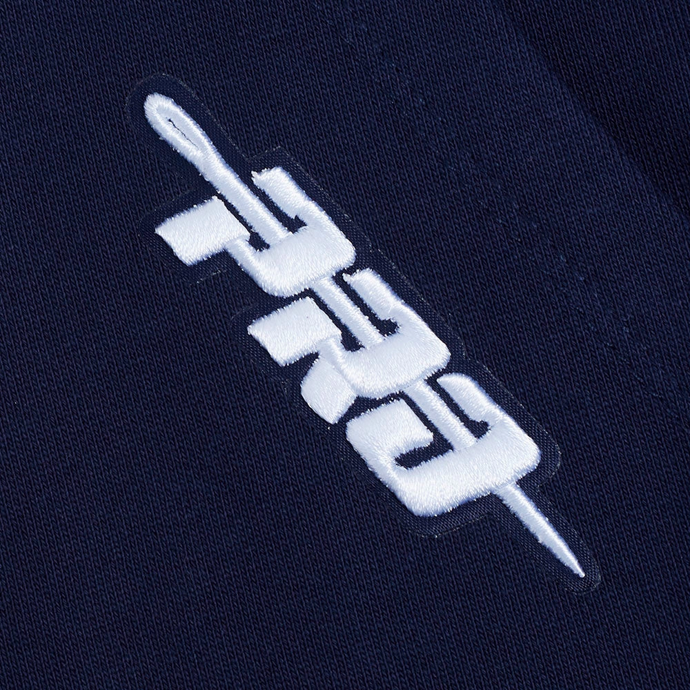 NFL DALLAS COWBOYS ECHO LOGO MEN'S FLEECE PULLOVER HOODIE (MIDNIGHT NAVY)