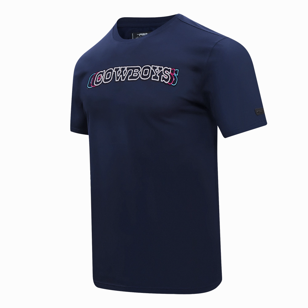 NFL DALLAS COWBOYS ECHO LOGO MEN'S SINGLE JERSEY TEE (MIDNIGHT NAVY)