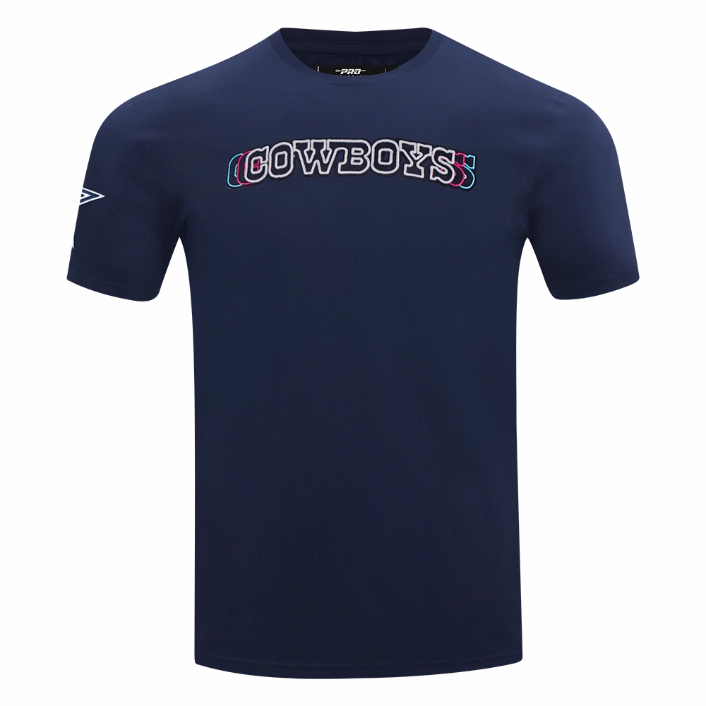 NFL DALLAS COWBOYS ECHO LOGO MEN'S SINGLE JERSEY TEE (MIDNIGHT NAVY)