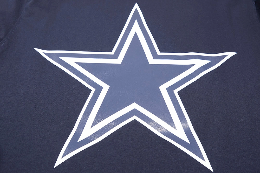 NFL DALLAS COWBOYS LOGO PRO TEAM MEN'S TAPING TEE (MIDNIGHT NAVY)